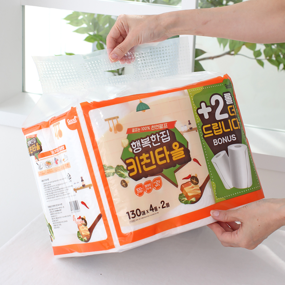 행복한집 키친타올 (130매 x 6롤)