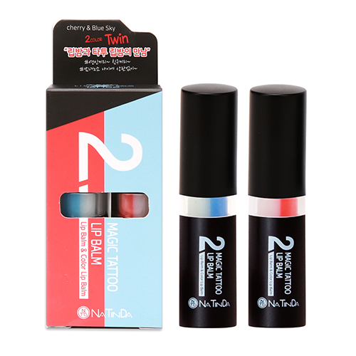 [나틴다] 매직 타투 립밤 3.5g x 2개