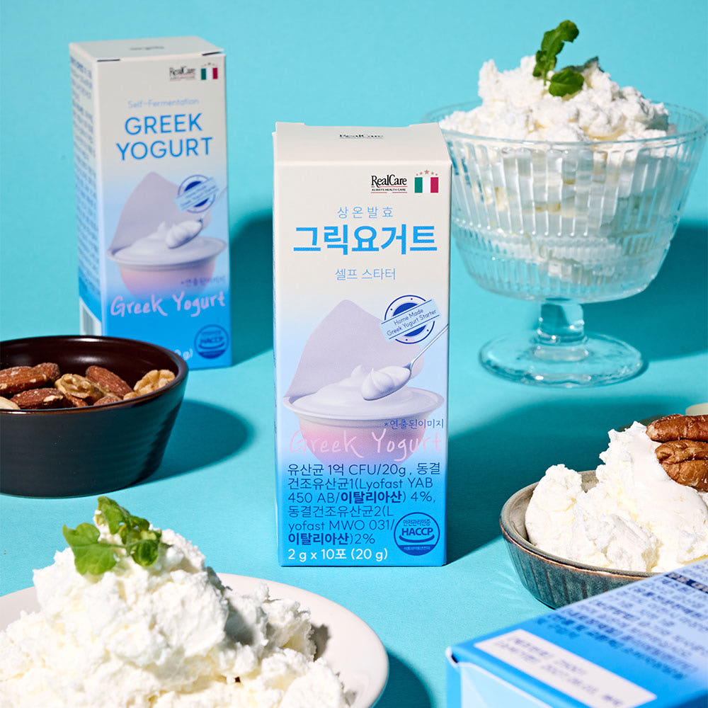[리얼케어] 상온발효 그릭요거트 셀프스타터 유산균