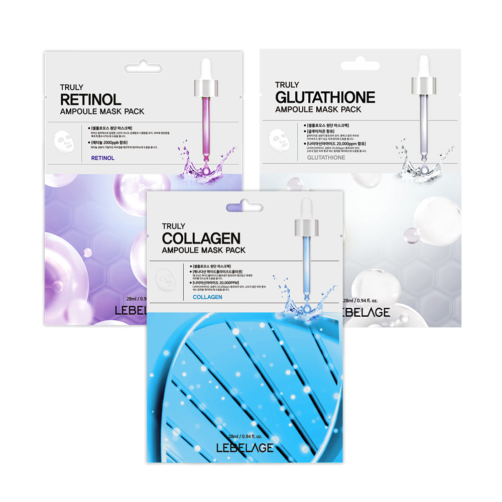 [르베라쥬] 트룰리 레티놀 앰플 마스크팩 20매입 모음전