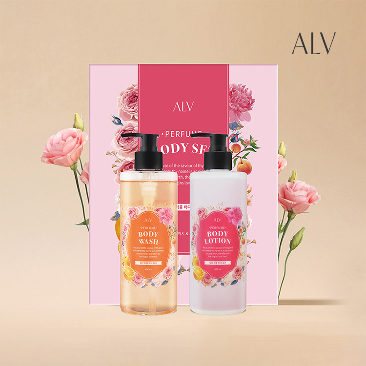 (롯데백화점 판매용) [올브] 퍼퓸 바디워시 + 퍼퓸 바디로션 400ml 2종세트