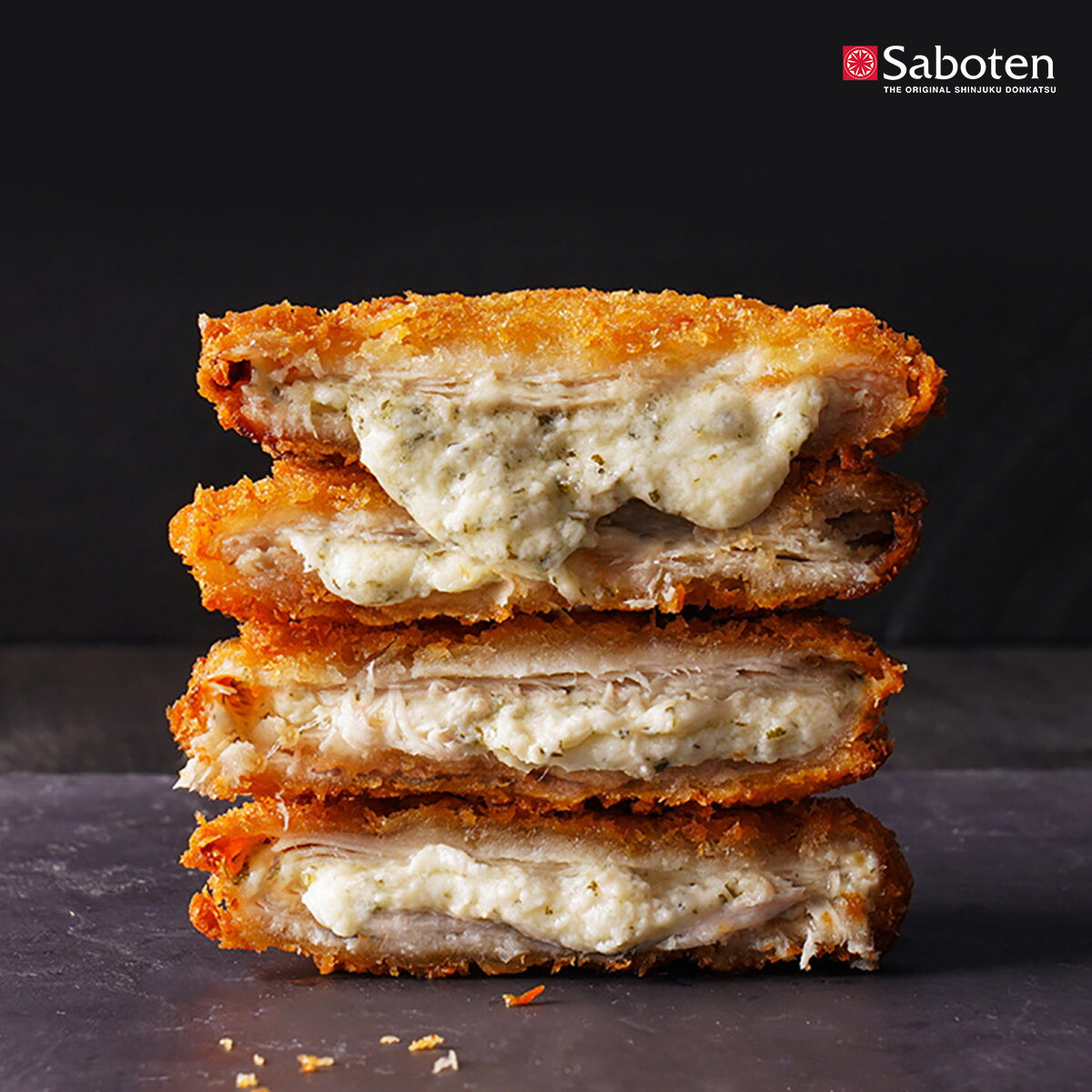 [사보텐 ] 마늘치즈 돈카츠 140g 3팩