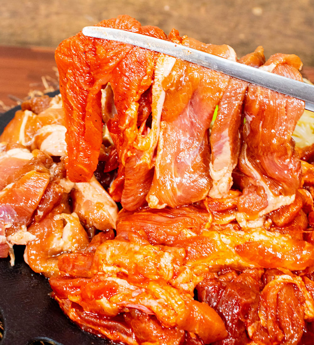 국내산 1등급 숯불바베큐 고추장양념 돼지불고기 250g 3팩