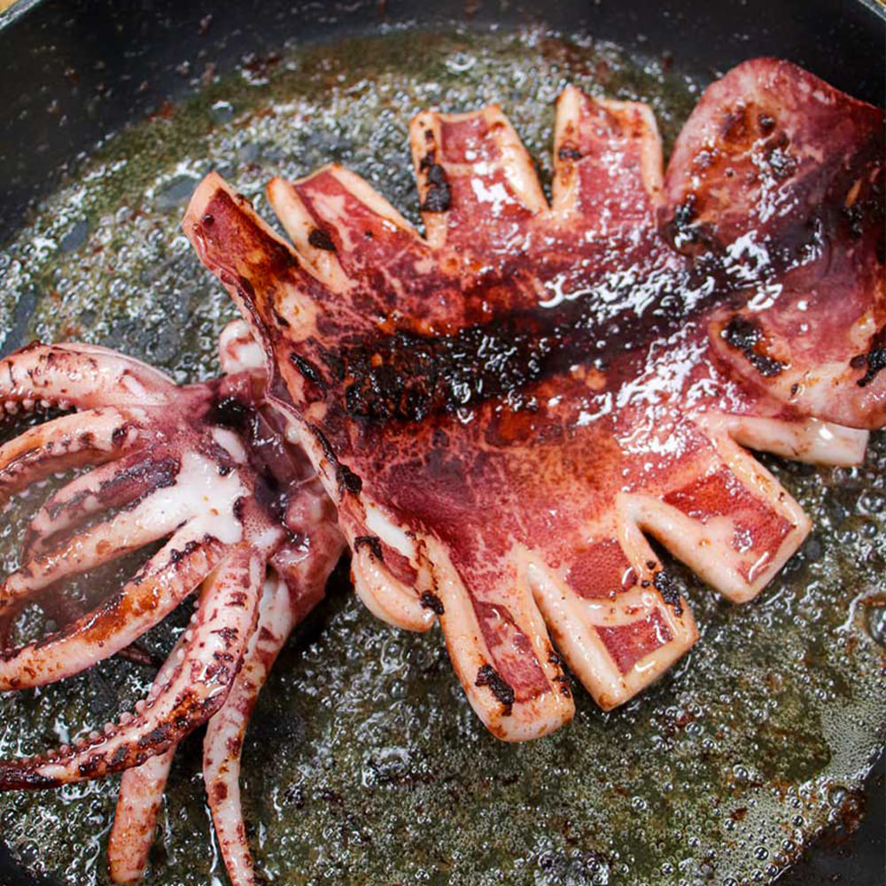 휴게소 인기 간식 쫄깃한 반건조오징어 5미