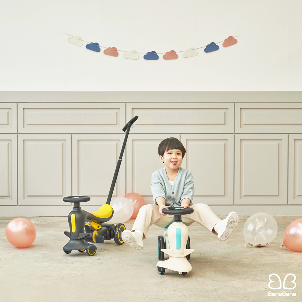 [베네베네] 멀티플 트위스트 핸들카 무소음 붕붕카 자전거 2종 택 1