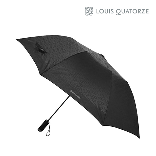 [루이까또즈] (백화점판매모델) 58엠보패턴 2단 반자동우산(블랙)