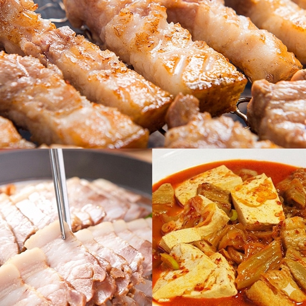 [형원축산] 취향저격 스페인 냉동 삼겹살 1kg(구이용/수육용/찌개용)